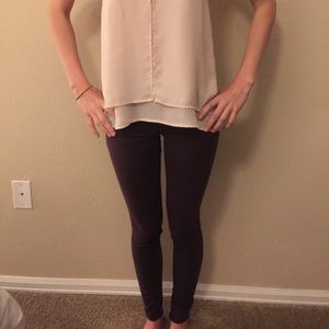 Purple American Eagle Jegging